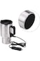 12V Stainless Steel Electric Travel Mug Coffee Tea Water Milk Cup with Airtight Lid Spill Proof