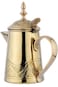 Al Saif Brass Milk Jug with Design, 350 ml Capacity, 1.1 mm Thickness, Gold