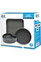 Raj Non-Stick Cake Mould 3 Pieces Set, Rntp03, Cake Maker, Cake Mould, Bakeware
