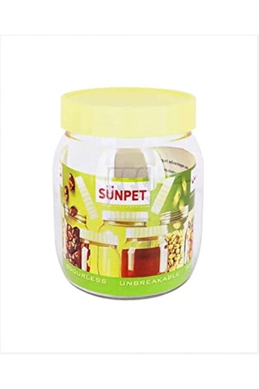 Sunpet Alsaqer Round SpiceJar/Pet Jar/Plastic Round Food Storage Jar 500 ml Capacity