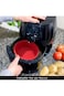 Oasisgalore 8 inch Round Cake Pans - Set of 2 Silicone Molds for Baking, Nonstick &amp; Quick Release B