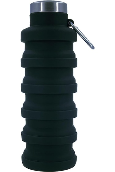 زجاجة مياه ليزبين قابلة للطي، سعة 17 أونصة، زجاجة مياه رياضية محمولة مانعة للتسرب