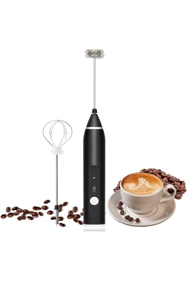 DDMA مخفوق الحليب، DDMA USB قابل لإعادة الشحن، مخفوق القهوة الكهربائي، صانع الرغوة الكهربائي، 3 سرعات F