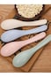 Cuisine Art Set of 4 Wheat Straw Spoons, Reusable Soup Cereal Spoon, Unbreakable Dinner Spoon, Port