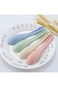 Cuisine Art Set of 4 Wheat Straw Spoons, Reusable Soup Cereal Spoon, Unbreakable Dinner Spoon, Port