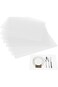 Thstheaven Clear Place Mats,Translucent Plastic Placemats Set for Dining Table, Keeps Table or Desk