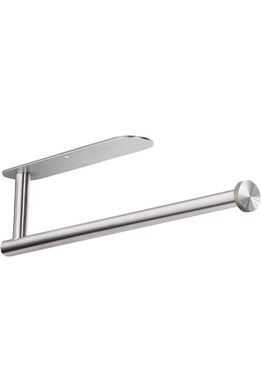 SWIUKPHE Paper Towel Holders for Kitchen, Paper Towels Bulk- Self-Adhesive Under Cabinet, Both Avai