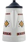 Al Saif Zayna Design Milk Jar, 11 cm Size, White/Black