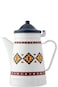 Al Saif Zayna Design Milk Jar, 11 cm Size, White/Black
