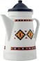 Al Saif Zayna Design Milk Jar, 11 cm Size, White/Black
