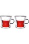 Trust Pro Double Wall Glass Cup Set Of 2 Pcs AS758 ( 300 ML X 2 PC ) AS758 Double Walled Insulated