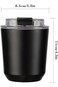 YOITS [Upgrade]Insulated Tumblers with Lid, 250ml Travel Coffee Mug Stainless Steel Vacuum Thermos