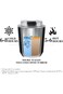 YOITS [Upgrade]Insulated Tumblers with Lid, 250ml Travel Coffee Mug Stainless Steel Vacuum Thermos