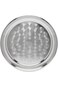 Bister High Quality Stainless Steel Round Food Serving Tray Silver, 40cm