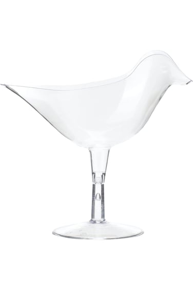 Hotpack Bird Shaped Plastic Cups 6-Pieces, Clear