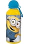 Minions Aluminum Water Bottle with a Hook for Kids, 600 ml Capacity