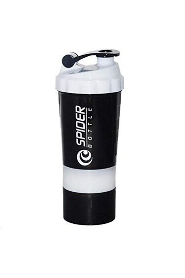 Gym 3 Layers Protein Powder Shaker Bottle