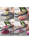 Vegetable Slicer 15 in 1 Multifunctional Vegetable Chopper Cutter Dicer Grater Shredder with Interc