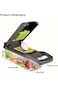 Vegetable Slicer 15 in 1 Multifunctional Vegetable Chopper Cutter Dicer Grater Shredder with Interc