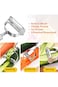 DHB tech Stainless Steel Potato Peeler,3 Piece Peeler Set, Double-Sided Blade Vegetable Julienne Cu
