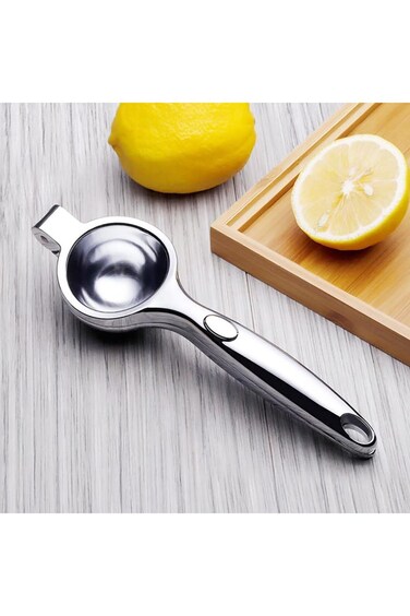 YelaJoy Premium Lemon Squeezer, Large Heavy Duty Handheld Juicer for Lemon, Stainless Steel Hand Pr