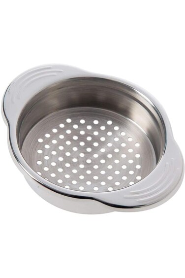 Paporich Stainless Steel Food Can Strainer Sieve Tuna Press Lid Oil Drainer Remover, Unique No-Mess