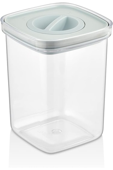 منظمات - حاوية تخزين مانعة للتسرب - 1100 مل - لتنظيم المطبخ، محكمة الغلق لمنع تسرب السوائل