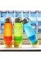 ALCOACH Water Bottles 6oz Portable Water Bottle, Outdoor Sports Plastic Water Bottle Juice Lemon, K