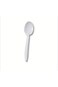 Large Plastic Spoons, Assorted Colors (50 Pcs) HD (White)