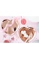 Rose Gold Metallic Heart Paper Plate 10/Pack
