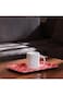 Royalford 31X21 CM Rectangular Leather Tray- RF11268  Elegant and Sleek Design with Durable and Lon