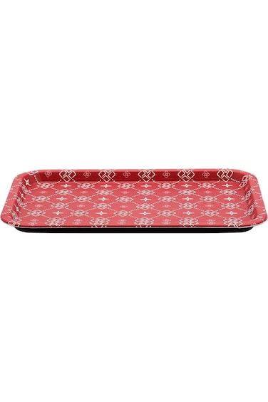 Royalford 31X21 CM Rectangular Leather Tray- RF11268  Elegant and Sleek Design with Durable and Lon
