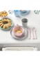 Ikea 204.613.78 Kalas Pack of 6 Plastic Bowl Dishes Multi Coloured Pastel