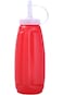 Lawazim Condiment Plastic Squeeze Container - 2 Piece 18x5cm Red &amp; Yellow - Refillable Sauce Bottle