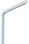 Hotpack Disposable Flexible Drinking Straws 6mm for cold drinks , Juice , 500 Pieces
