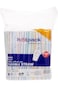 Hotpack Disposable Flexible Drinking Straws 6mm for cold drinks , Juice , 500 Pieces