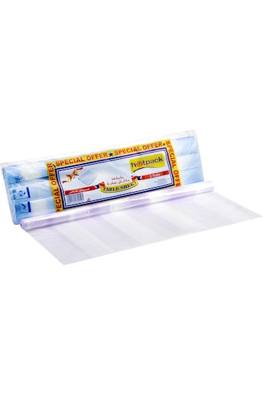Hotpack Disposable Table Cover, Plastic Sofra Rolls, Pack of 6 Rolls Assorted Colors