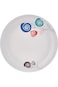 Royalford 10.5" Melamine Plate - Soup Plates Pasta Plates   plate with playful Classic decoration,