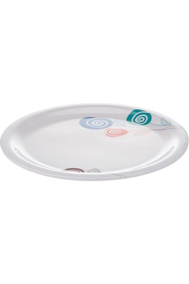 Royalford 10.5" Melamine Plate - Soup Plates Pasta Plates   plate with playful Classic decoration,