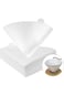 MIBRU Coffee Filters V60 Cone Paper White 100pcs Coffee Filters Unbleached Paper Filters Compatible
