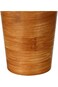 Felli Elegant Durable Round Melamine and Bamboo Tumbler Brown and White 340ml Y1K140039-PH051-D