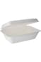 Hotpack Organic Hinged Food Containers 7 Inch x 5 Inch, 5 Pieces