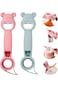Tazweeq 2Pcs 4 in 1 Multi Function Can Opener Bottle, Cap To Protect Nails, Cute Bear To Open Bottl