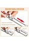 Bottle Opener, Adjustable Multifunctional Stainless Steel Can Opener, Jar Lid Clamp Hand, Manual, J