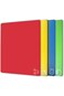 Chopping Board Set Flexible Plastic Colored Mats with Food Icons, BPA-Free Cutting Boards, Non-Poro