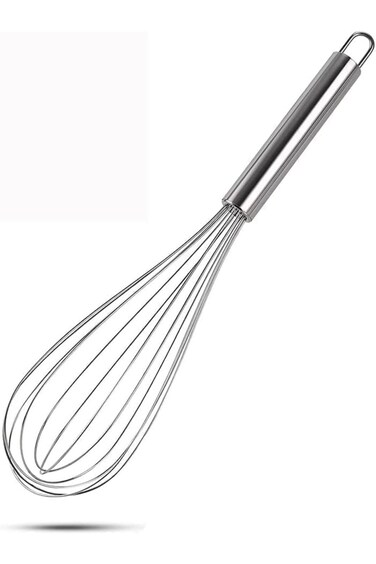 ECVV Stainless Steel Balloon Whisk - Egg Frother, Milk Beater, Kitchen Utensil For Blending Whiskin