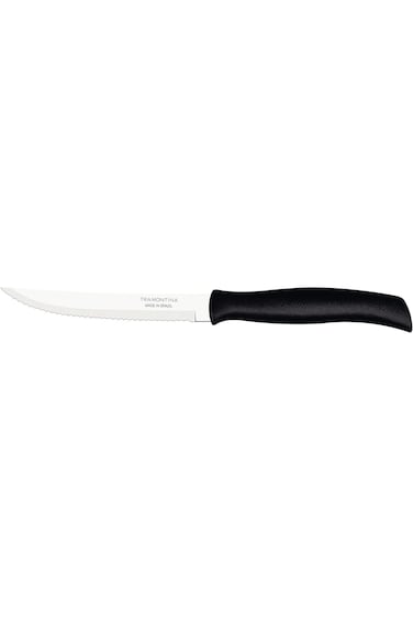 Tramontina Athus 5 Inches Steak Knife with Stainless Steel Blade and Black Polypropylene Handle