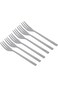 Al Saif Montana Design Stainless Steel Cake Fork Set 6-Pieces