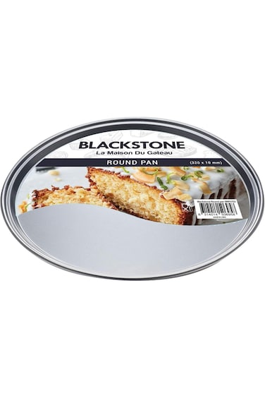 BLACKSTONE Round Cake Pan Carbon Steel Non-Stick Baking Pan Nonstick Coating Easy Bakeware Leakproo