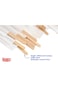 Gmark 5.5" Premium Wood Stirrer 2.3mm Thick Individual Wrapped 100 pc - Wood Coffee Stir Sticks for